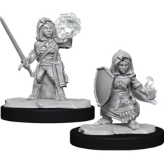 Halfling Cleric Female - 90261 - Pathfinder Battles Deep Cuts Unpainted Minis